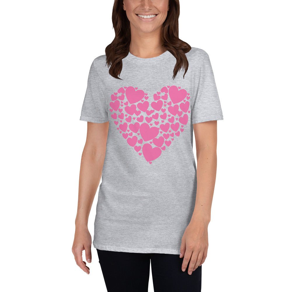 "Many Hearts In One" Short-Sleeve Unisex T-Shirt