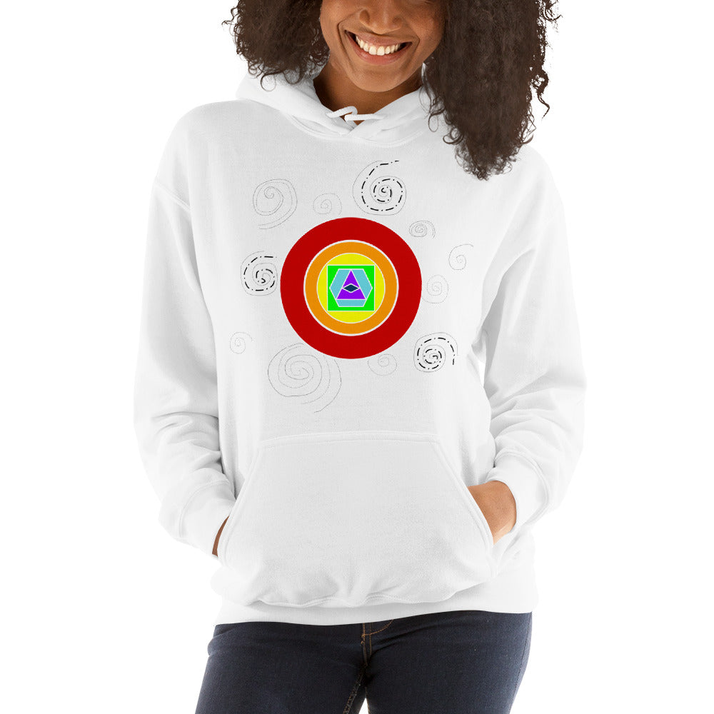 "Energy of Sacred Geometry" Unisex Hooded Sweatshirt