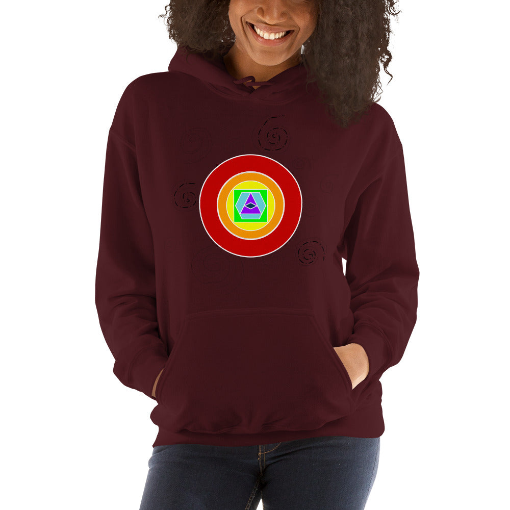 "Energy of Sacred Geometry" Unisex Hooded Sweatshirt