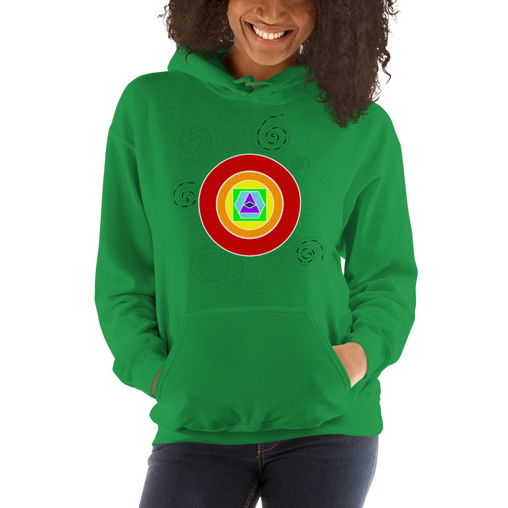 "Energy of Sacred Geometry" Unisex Hooded Sweatshirt