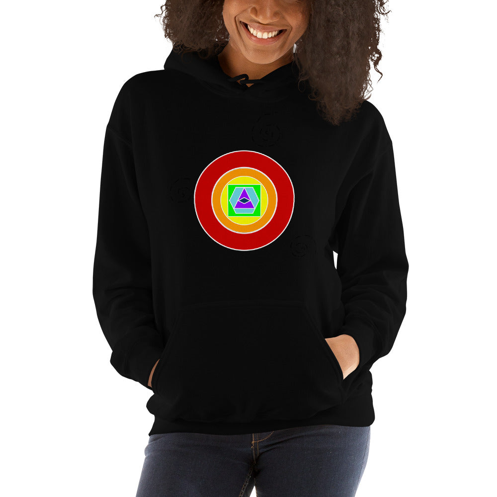 "Energy of Sacred Geometry" Unisex Hooded Sweatshirt