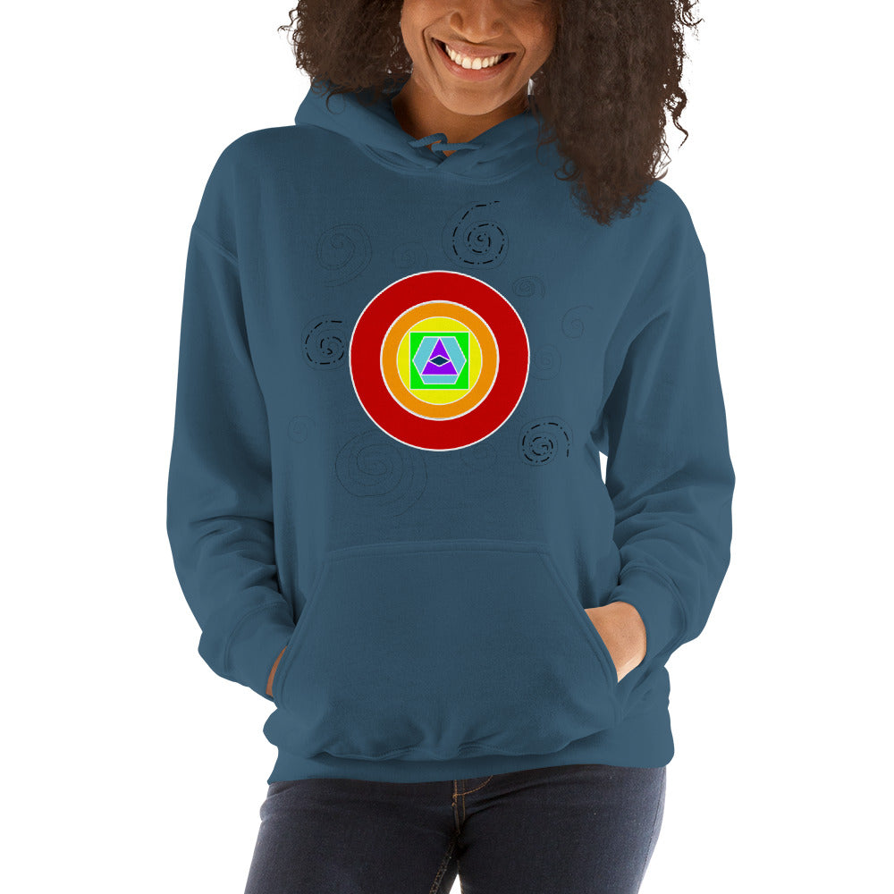 "Energy of Sacred Geometry" Unisex Hooded Sweatshirt