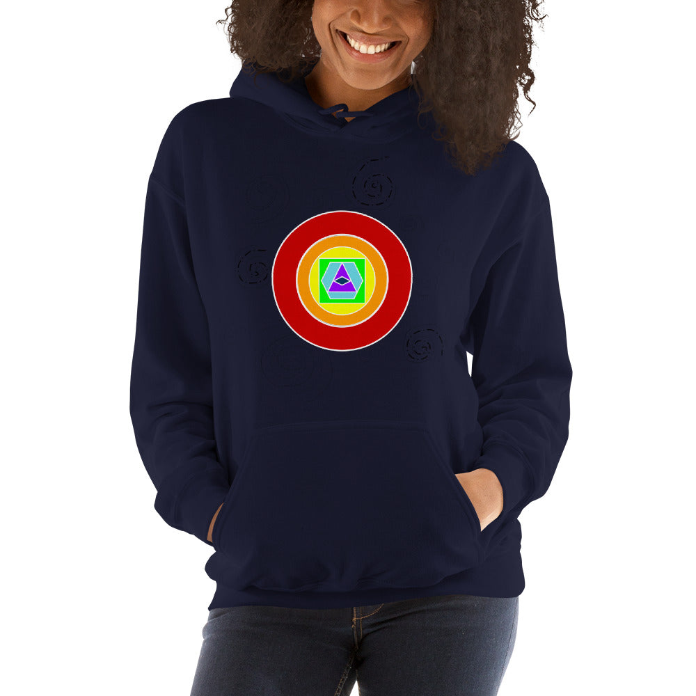 "Energy of Sacred Geometry" Unisex Hooded Sweatshirt